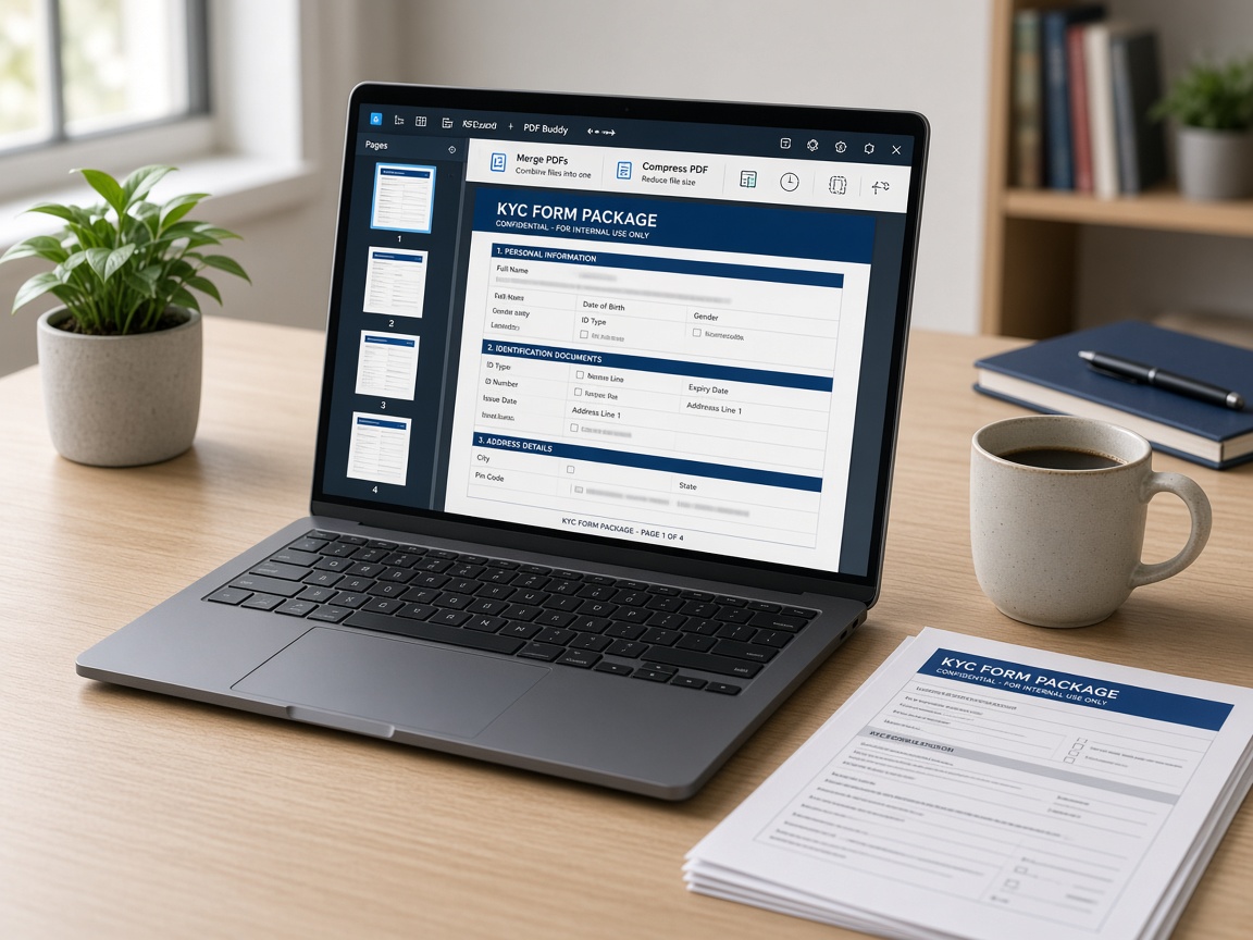 Pdf Buddy on a Windows laptop — local PDF editing for KYC packs without uploading