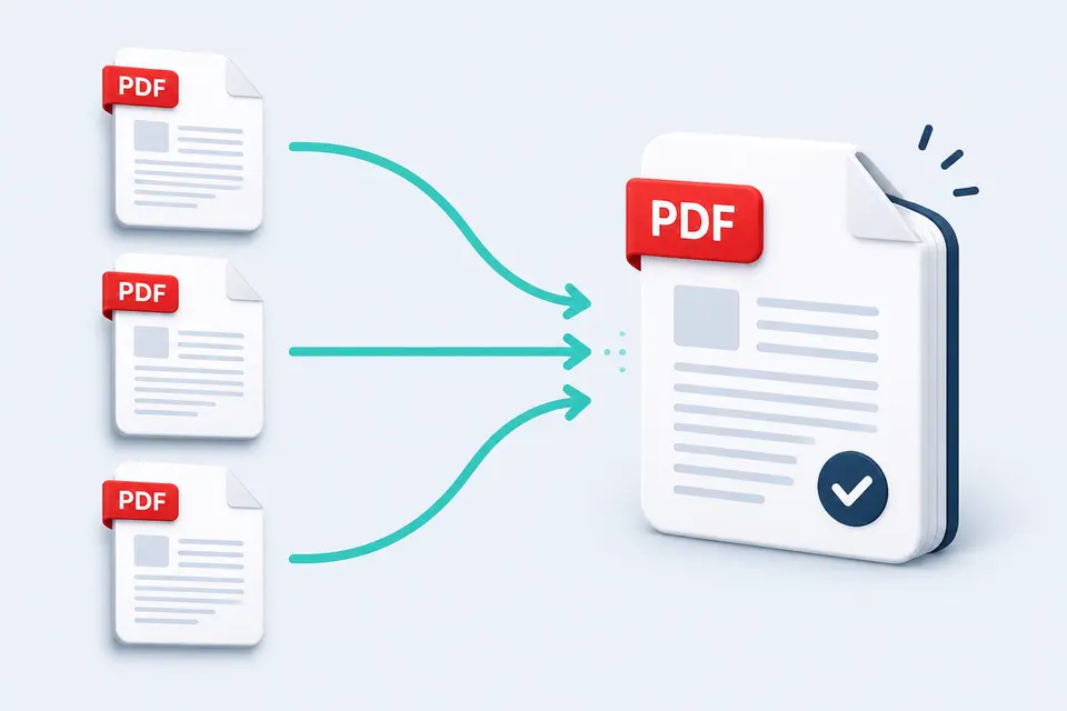 Merge Aadhaar, PAN & salary slip into one KYC PDF (locally)