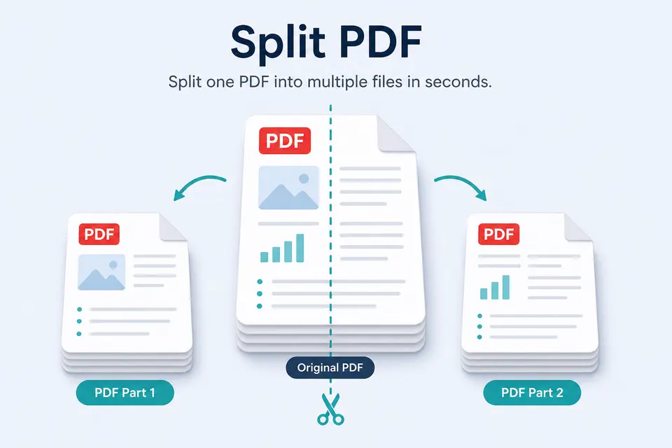 Split bank statement PDF pages before you upload